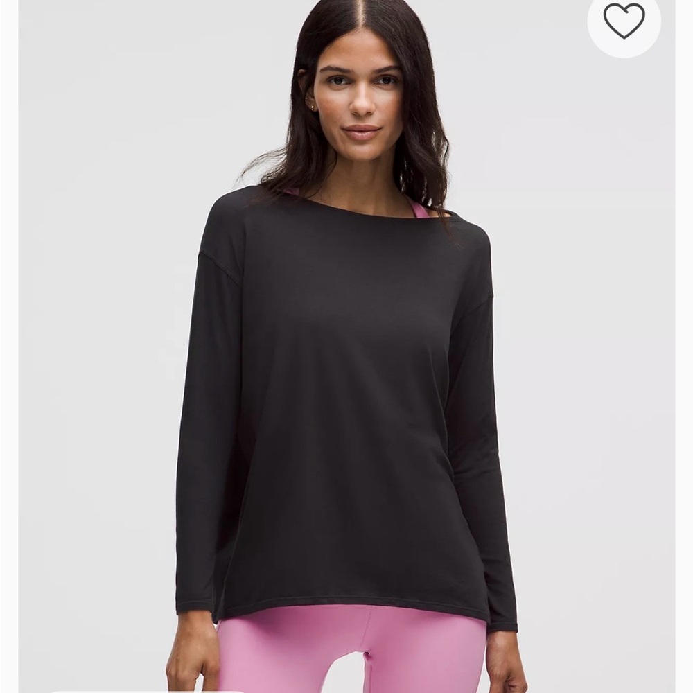 Lululemon Back In Action Organic Cotton Long-Sleeve shirt - Picture 2 of 6